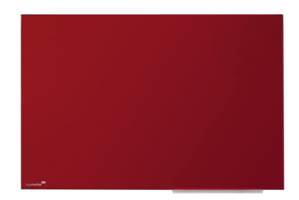 Legamaster colored glass board 40x60 cm red - Al Masam Stationery LLC