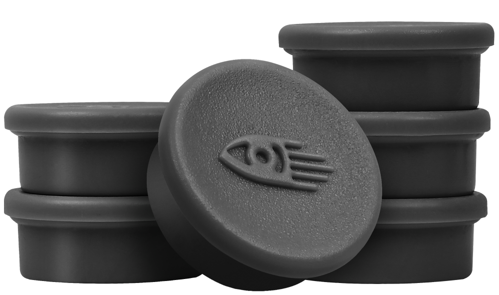Legamaster Magnets Round 20 Mm Pack Of 8 Black 7-181101-8
