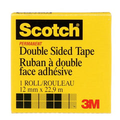 Scotch Double Side Tape in Box 1/2 x 25 yd 12mm x 23m