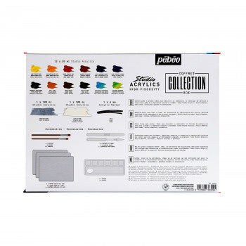 PEBEO STUDIO ACRYLICS COLLECTION BOX - Al Masam Stationery LLC