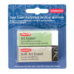 Derwent Dual Eraser Pack of 2 - Al Masam Stationery LLC