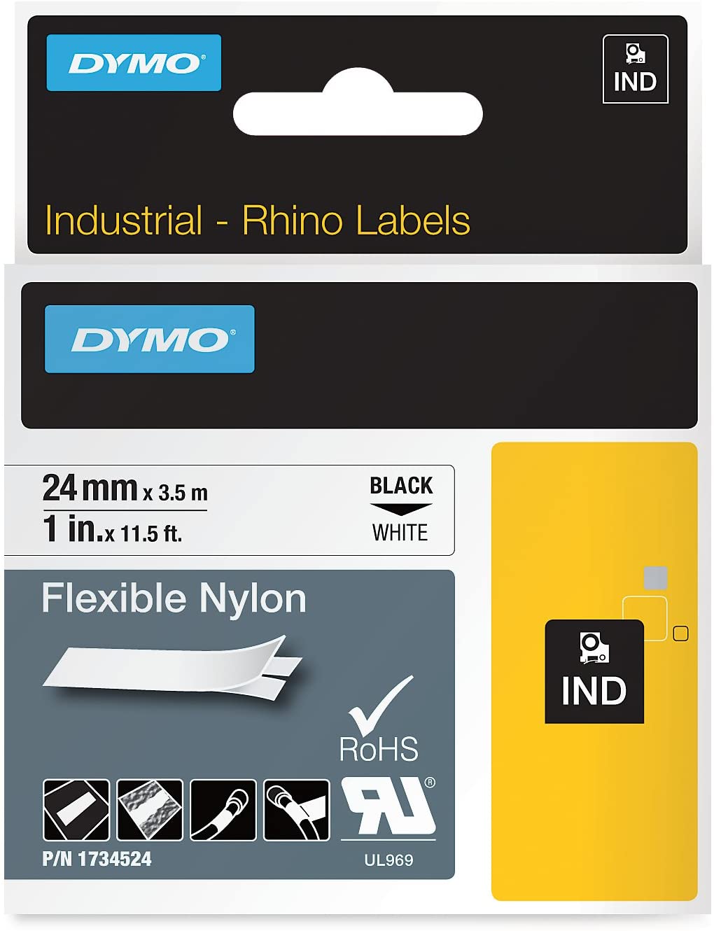 DYMO RH  NYL 24/3.5  WHT - Al Masam Stationery LLC