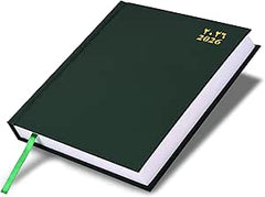 FIS Green A4 Hard Cover Arabic-English Daily 2026 Diary - FSDI41AE26GR