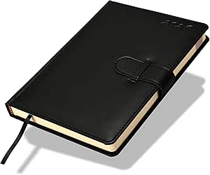 FIS Black 170×240 PU Strap 2026 Daily Diary - FSDI75E26BK