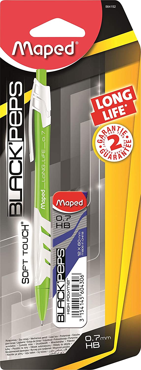 Maped Mech. Pencil Long Life 0.7mm + Lead - Al Masam Stationery LLC