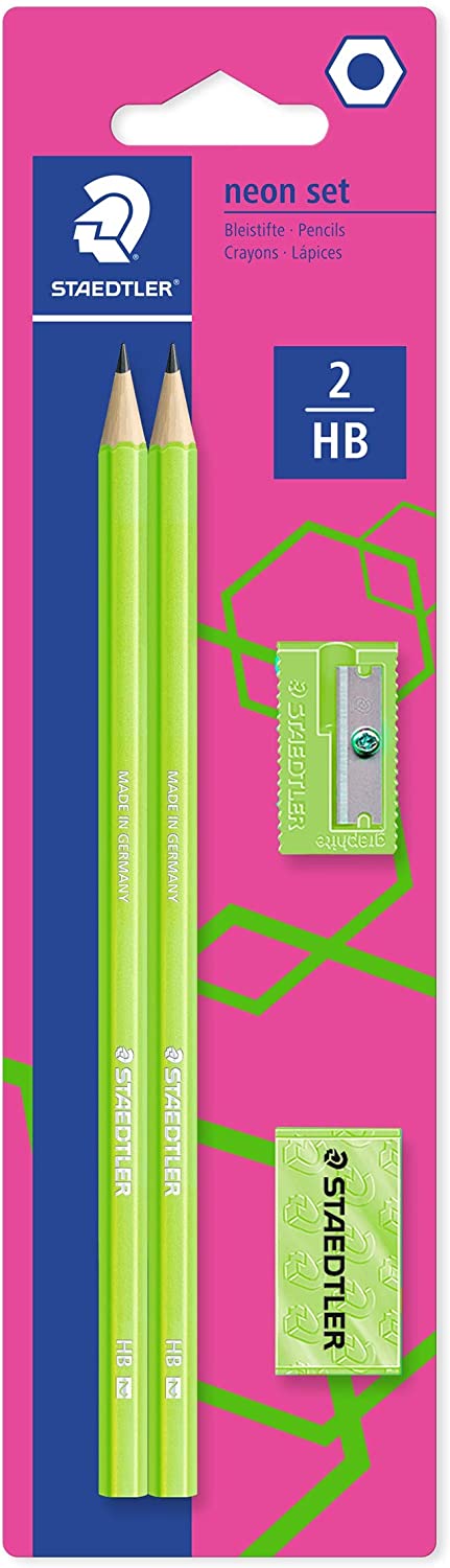 Staedtler 180F WOPEX Neon Pencil Set Green - Al Masam Stationery LLC