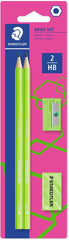 Staedtler 180F WOPEX Neon Pencil Set Green - Al Masam Stationery LLC