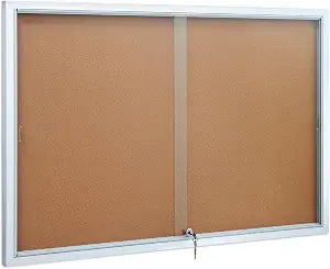 Bi-Office Double Door Cork Display 97x71cm Secondary image