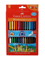 FABER-CASTELL Grip Erasable Crayons 90mm