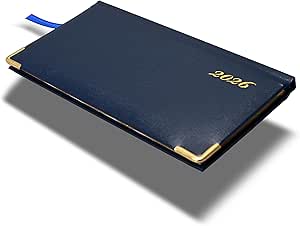 FIS Blue Slim Vinyl Gold 2026 Weekly Diary - FSDI52EG26BL Main image