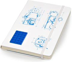 Moleskine Lego Limited Edition Ruled Notebook Hard Cover White - Al Masam Stationery LLC