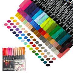 SAKURA WATER COLOURING BRUSH PEN - 48 - Al Masam Stationery LLC