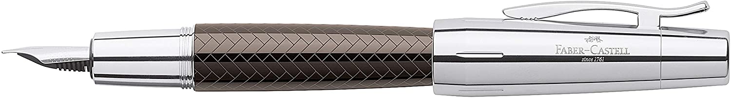 FABER-CASTELL EMOTION F.PEN RESIN II BROWN F - Al Masam Stationery LLC