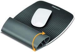 Fellowes I-Spire Series Mouse Pad Wrist Rocker - Black - Al Masam Stationery LLC