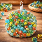 Marbles Assorted Colours 500g for Crafts & Decoration
