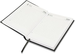 FIS Chocolate A5 Hard Cover Vinyl 2026 Diary-FSDI21E26CH