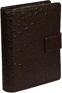 FIS Premium Struthio Leather Organizer 110x170mm – Brown