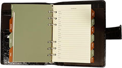 FIS Premium Crocodilus Leather Organizer 110x170mm – Brown