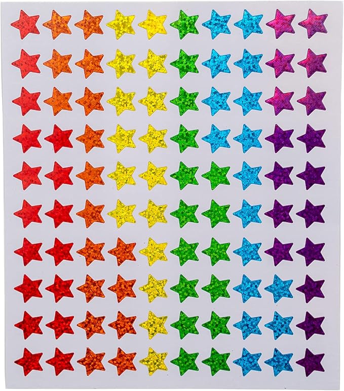 Decorative Star Stickers for Crafts & Creative Projects