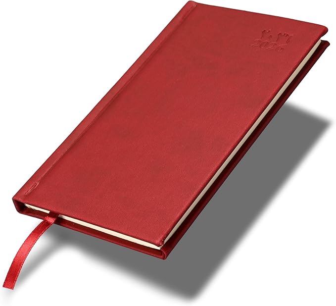 FIS Maroon Slim PU 2026 AE Weekly Diary - FSDI59AEP26MR Main image