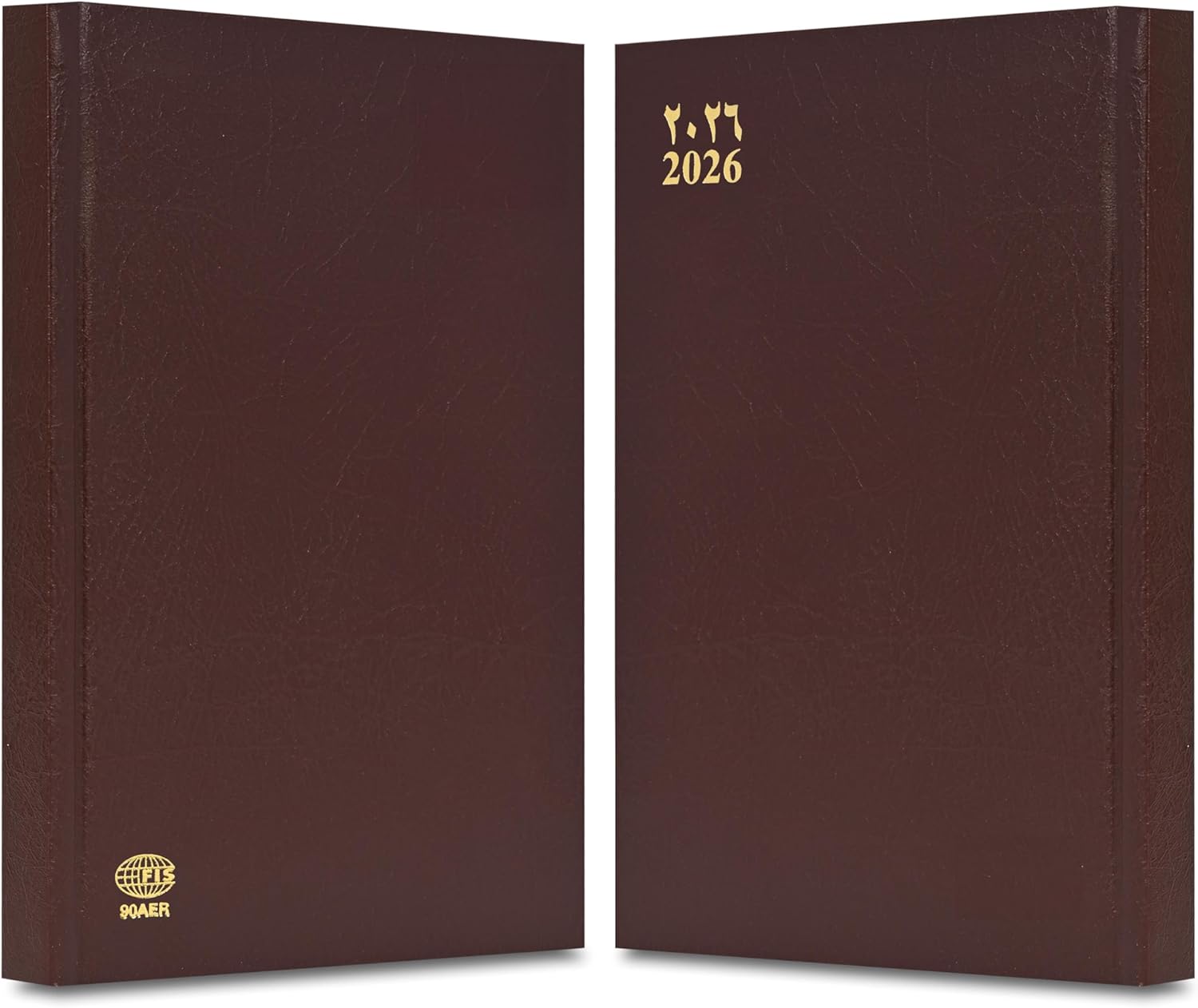 FIS Chocolate A5 Vinyl 2026 Thu-Fri AE Agenda - FSDI90AER26CH - Al Masam Stationery LLC