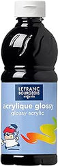 Lefranc & Bourgeois Glossy Acrylic Paint Black - Al Masam Stationery LLC