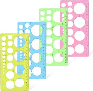 Circle Stencil Ruler for Drawing and School Projects Secondary image
