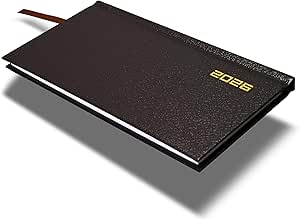 FIS Chocolate Slim Vinyl 2026 Weekly Diary - FSDI51E26CH