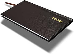 FIS Chocolate Slim Vinyl 2026 Weekly Diary - FSDI51E26CH