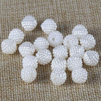 White Round Craft Beads for Jewellery and DIY Projects
