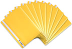 Atlas Thick PP A4 Flat File With Pocket Yellow