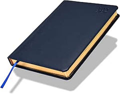 FIS Blue A5 PU Gold-Edge 2026 Diary - FSDI19AEG26BL