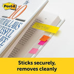 Post-it® Page Markers 670-5AN – Assorted Neon Colors, 12.7 × 47.6 mm, 500 Markers