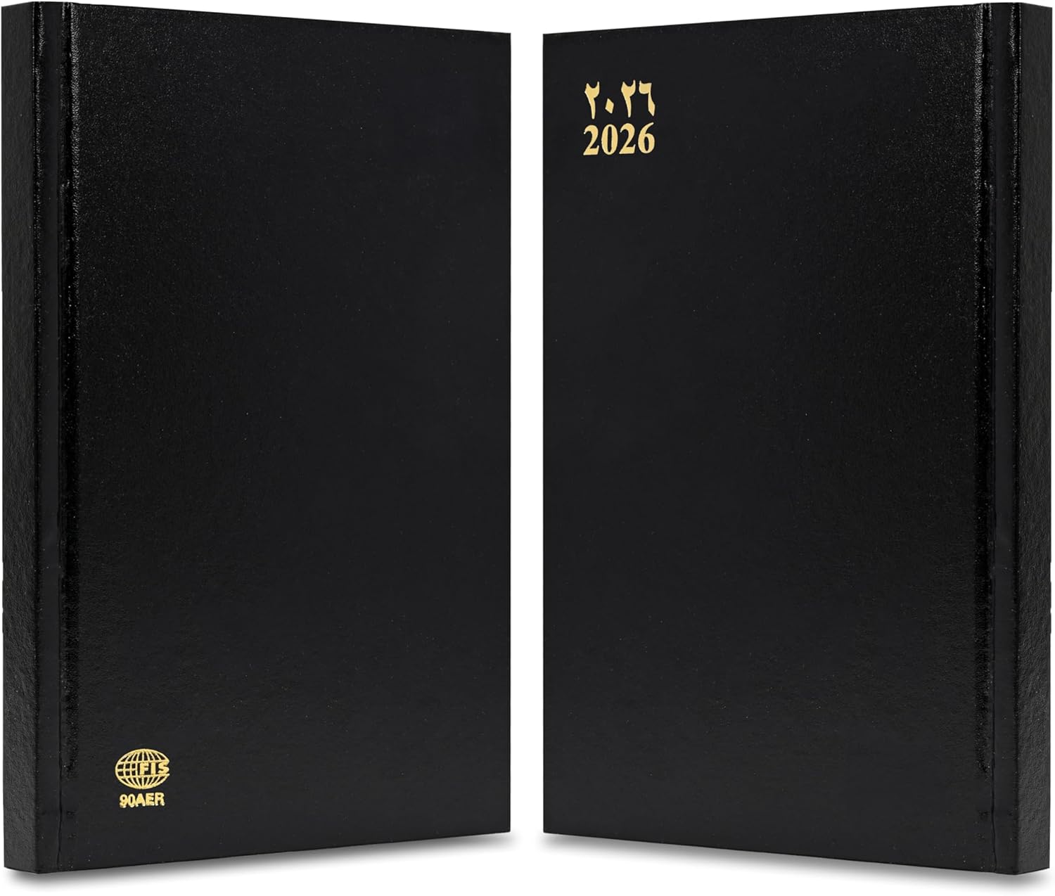 FIS Black A5 Vinyl 2026 Thu-Fri AE Agenda - FSDI90AER26BK - Al Masam Stationery LLC