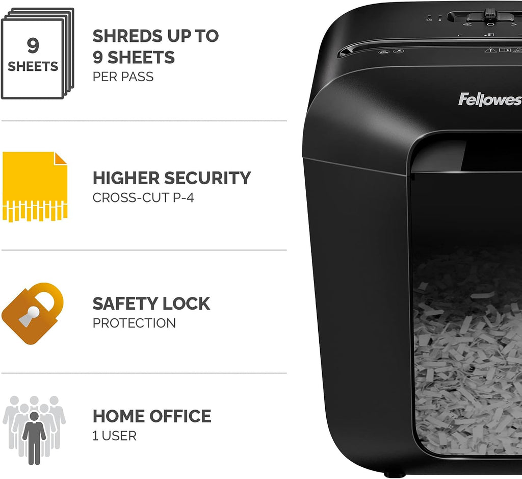 Powershred LX50 9 Sheet Cross-Cut Shredder