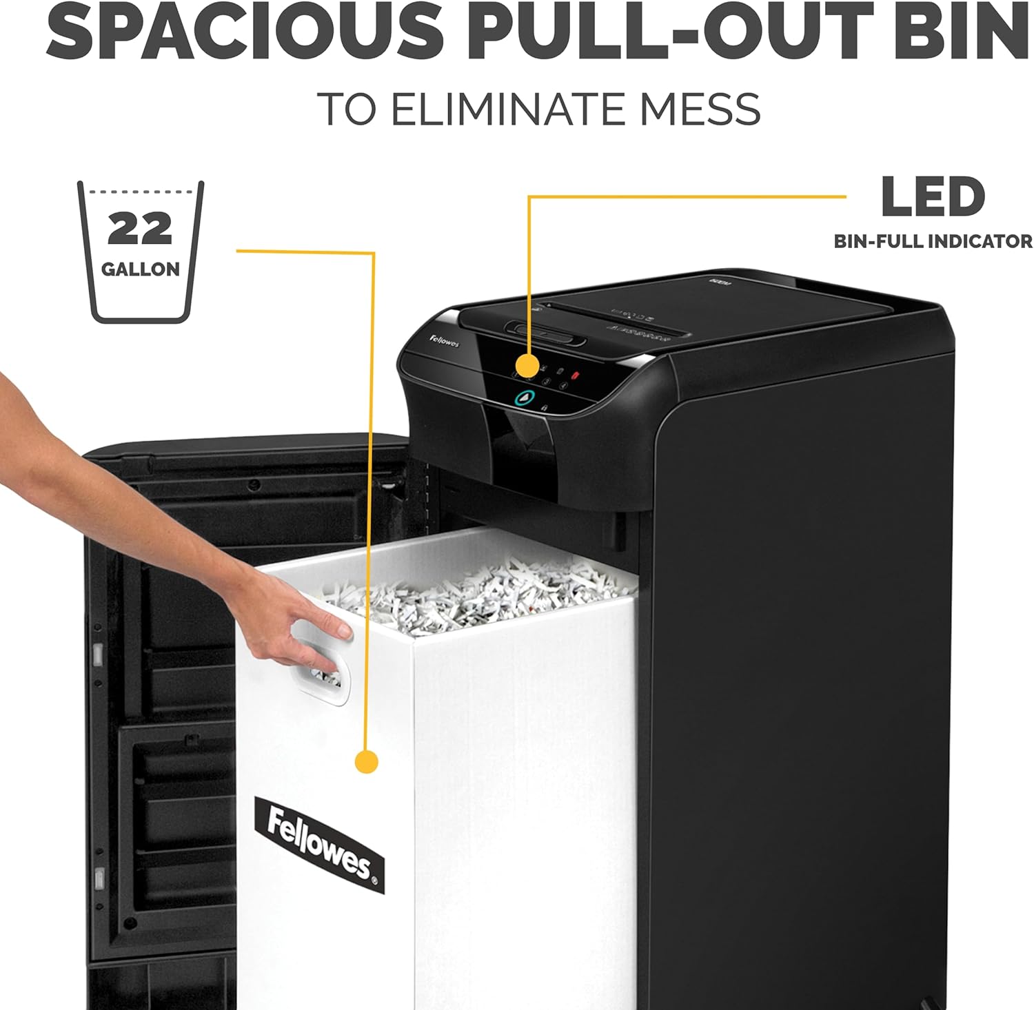 Shredder Machine Fellowes Automax 600M Auto Feed Shredder - Al Masam Stationery LLC