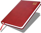 FIS Maroon A5 Vinyl 2026 Daily Diary - FSDI23AE26MR
