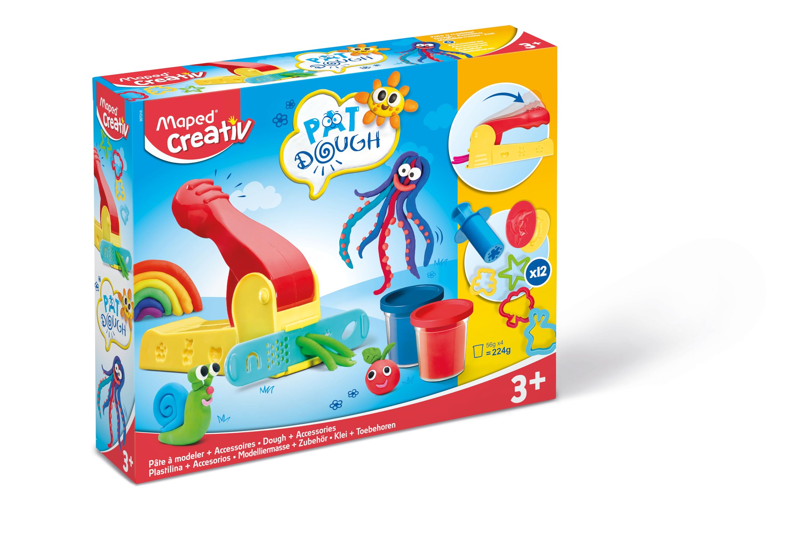 Maped Creative Modeling Dough 4 Colors - Al Masam Stationery LLC Main image