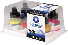 Daler Rowney Aquafine Ink 6 x 29.5 ml, - Al Masam Stationery LLC
