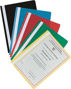 Green Atlas L Shape Folder A4 120m for documents, featuring a sturdy design and easy-to-open folder for organized storage.