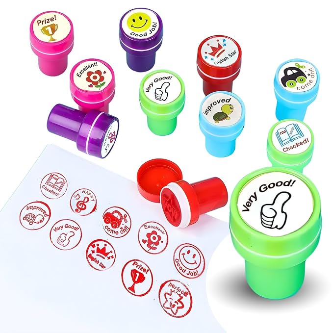 Well Done Reward Stamp for Teachers and Kids Secondary image