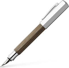 FABER-CASTELL Fountain pen Ondoro smoked oak F - Al Masam Stationery LLC