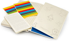 Moleskine Lego Limited Edition Ruled Notebook Hard Cover White - Al Masam Stationery LLC