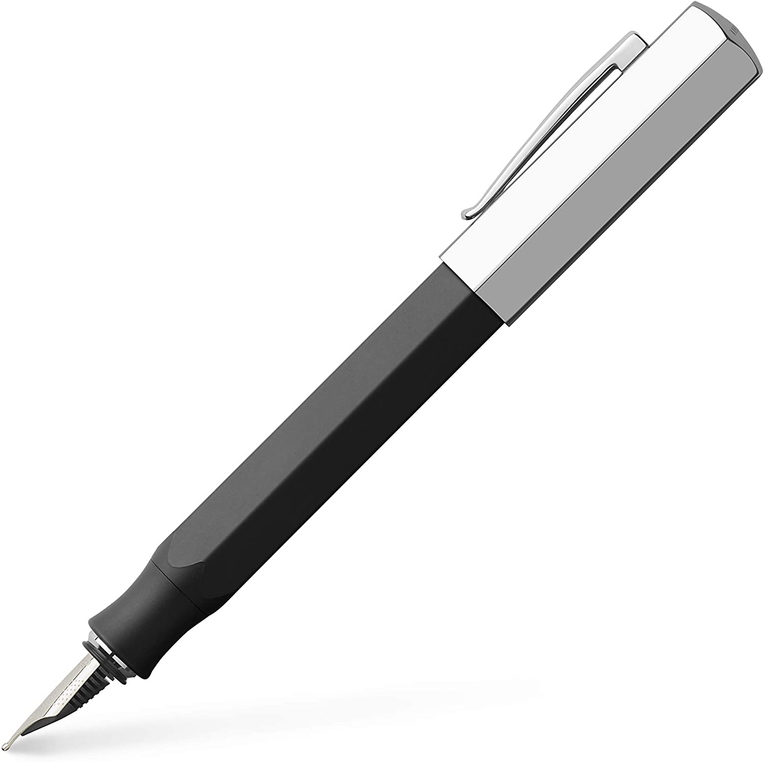 FABER-CASTELL Fountain pen Ondoro graphite Black EF - Al Masam Stationery LLC