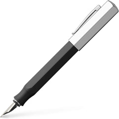 FABER-CASTELL Fountain pen Ondoro graphite Black EF - Al Masam Stationery LLC