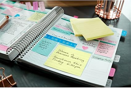 Post-it® Lined Notes – Canary Yellow, 3 x 5 in
