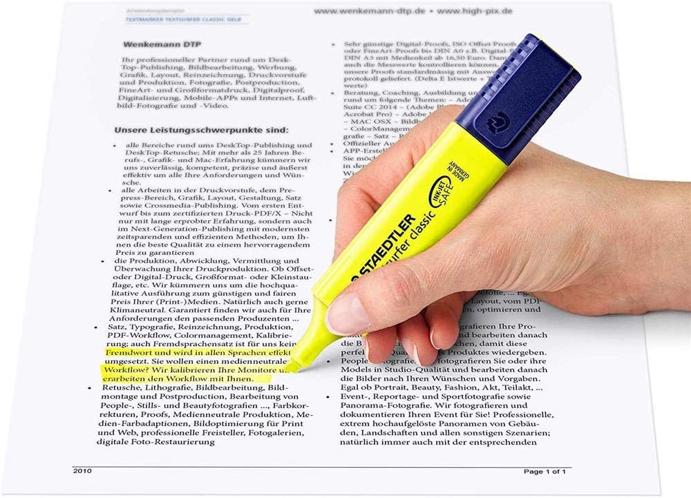 Staedtler 364 Textsurfer Highlter Pack of 6 - Al Masam Stationery LLC