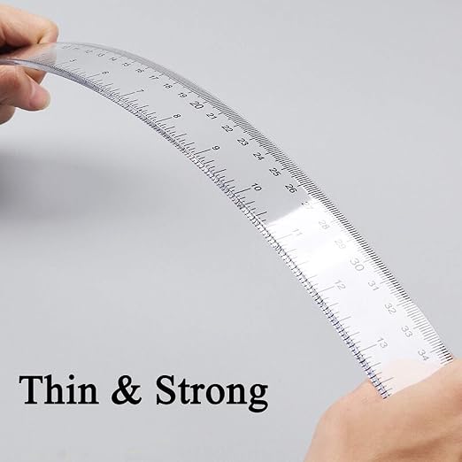 Transparent Ruler 15 cm for School, Office and Drawing Secondary image