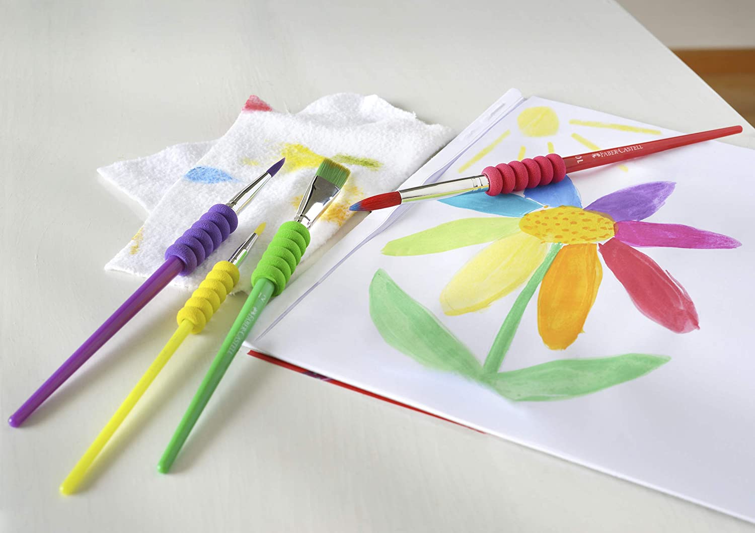 FABER-CASTELL Grip Paint Brushes - Al Masam Stationery LLC