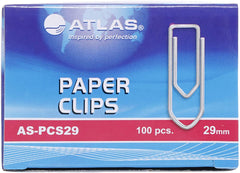 Atlas Paper Clip Ship Type 29mm Box of 10pcs - Al Masam Stationery LLC